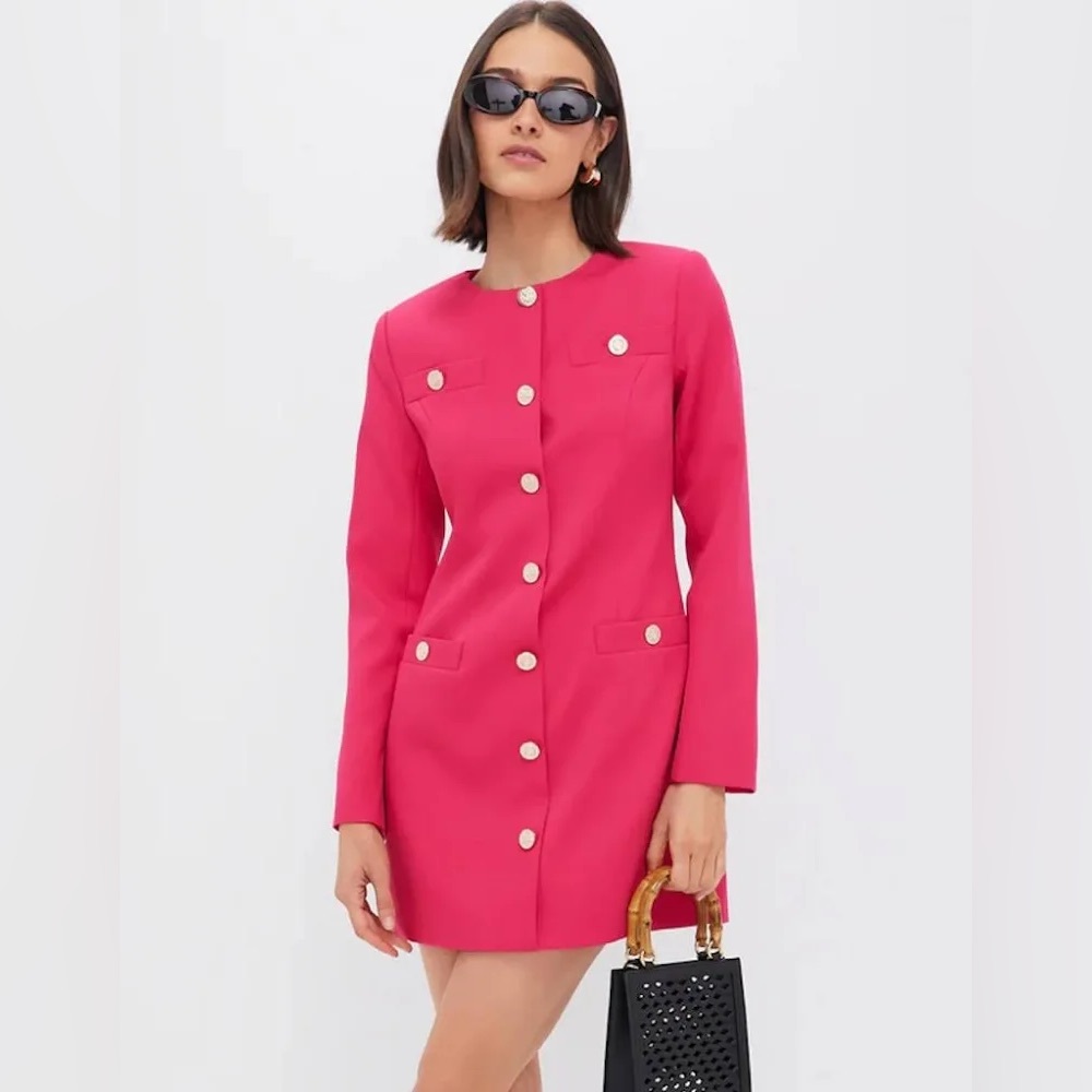 Tuckernuck Hyacinth House Hot Pink Veronica Mini‎ Dress NWoT size XS